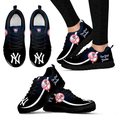 Mystery Straight Line Up New York Yankees Sneakers