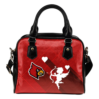 Superior Cupid Love Delightful Louisville Cardinals Shoulder Handbags