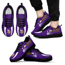 Vintage Four Flags With Streaks Minnesota Vikings Sneakers