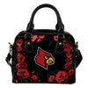 Valentine Rose With Thorns Louisville Cardinals Shoulder Handbags