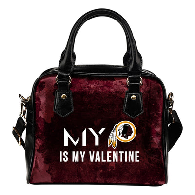 My Perfectly Valentine Fashion Washington Redskins Shoulder Handbags