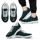 Marvelous Striped Stunning Logo San Jose Sharks Sneakers