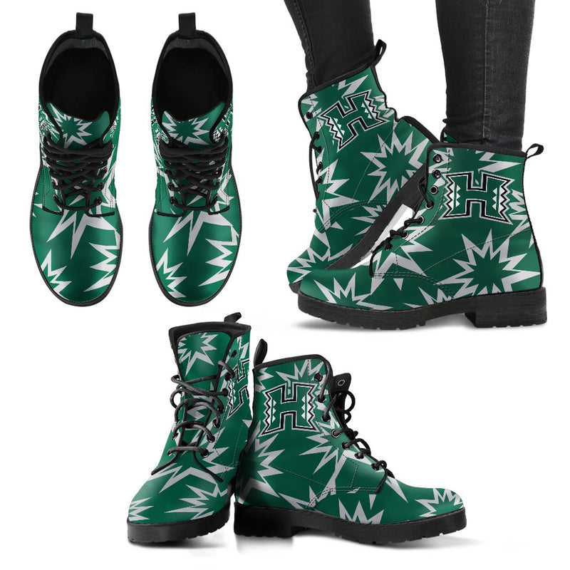 Dizzy Motion Logo Hawaii Rainbow Warriors Boots
