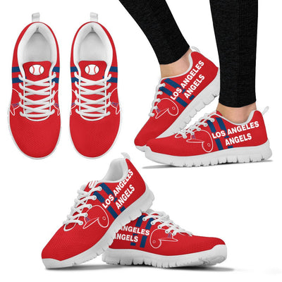 Vertical Two Line Mixed Helmet Los Angeles Angels Sneakers