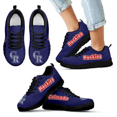 Magnificent Colorado Rockies Amazing Logo Sneakers