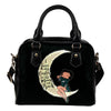 I Love My Philadelphia Eagles To The Moon And Back Shoulder Handbags - Best Funny Store