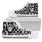 Puzzle Logo With Oakland Raiders High Top Shoes
