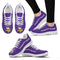 Wave Red Floating Pattern Minnesota Vikings Sneakers