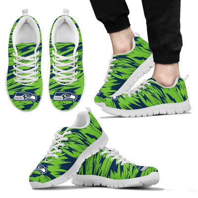 Brush Strong Cracking Comfortable Seattle Seahawks Sneakers