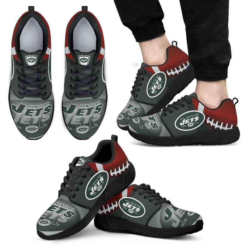 Awesome New York Jets Running Sneakers For Football Fan