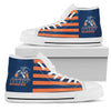 American Flag UTEP Miners High Top Shoes