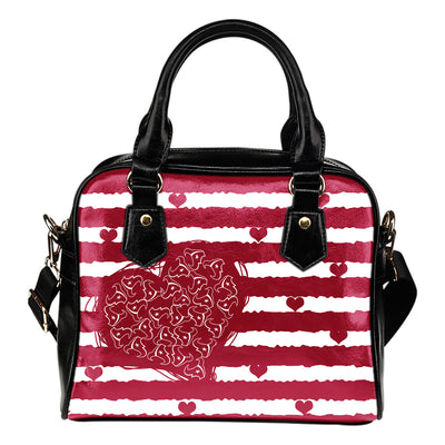 Sweet Romantic Love Frames Houston Texans Shoulder Handbags