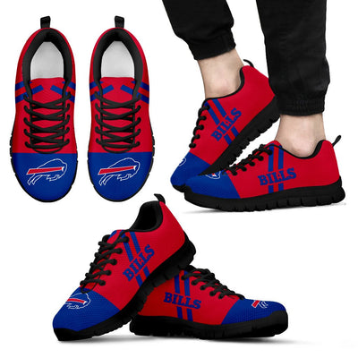 Line Stripe Logo Bottom Buffalo Bills Sneakers