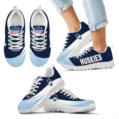 Awesome Gift Logo Connecticut Huskies Sneakers