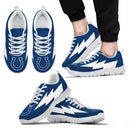 Beautiful Indianapolis Colts Sneakers Thunder Lightning Amazing Logo