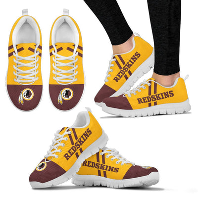 Line Stripe Logo Bottom Washington Redskins Sneakers