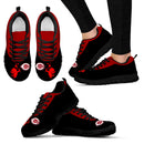 Cute Cupid Angel Background Cincinnati Reds Sneakers