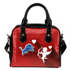 Superior Cupid Love Delightful Detroit Lions Shoulder Handbags