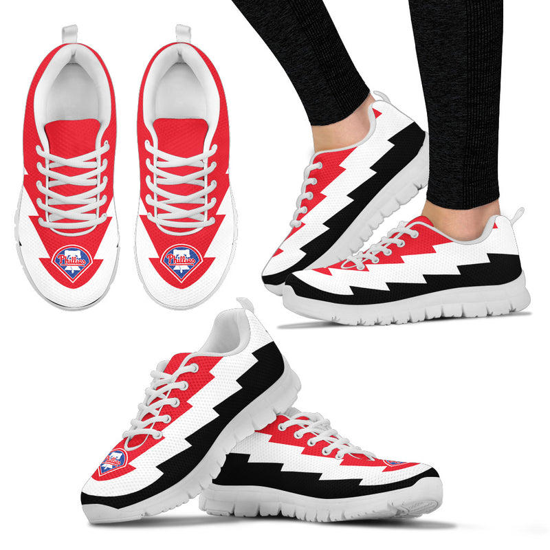 Beautiful Philadelphia Phillies Sneakers Jagged Saws Creative Draw