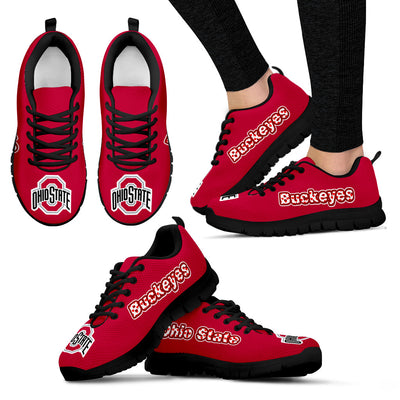 Magnificent Ohio State Buckeyes Amazing Logo Sneakers