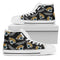 Script Logo Pattern Jacksonville Jaguars High Top Shoes
