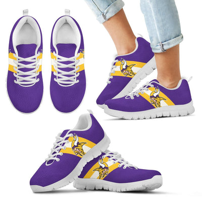 Three Colors Vertical Minnesota Vikings Sneakers