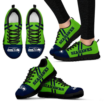 Line Stripe Logo Bottom Seattle Seahawks Sneakers