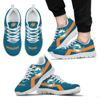 Miami Dolphins Line Logo Sneakers