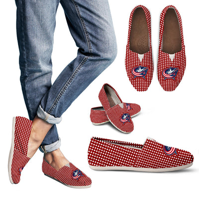 Red Valentine Cosy Atmosphere Columbus Blue Jackets Casual Shoes