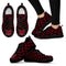 Marvelous Striped Stunning Logo Miami RedHawks Sneakers
