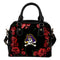 Valentine Rose With Thorns East Carolina Pirates Shoulder Handbags