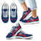 Columbus Blue Jackets Line Logo Sneakers