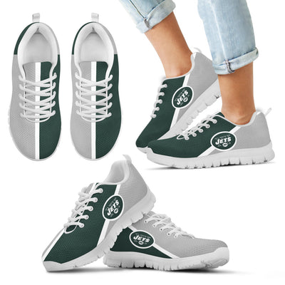 Dynamic Aparted Colours Beautiful Logo New York Jets Sneakers