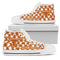 Puzzle Logo With Texas Longhorns High Top Shoes