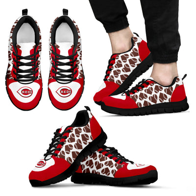 Great Football Love Frame Cincinnati Reds Sneakers