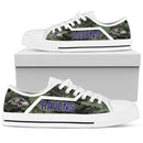 Simple Camo Baltimore Ravens Low Top Shoes