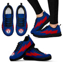 Incredible Texas Rangers Sneakers Thunder Lightning Amazing Logo