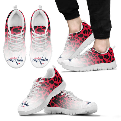 Cool Washington Capitals Sneakers Leopard Pattern Awesome