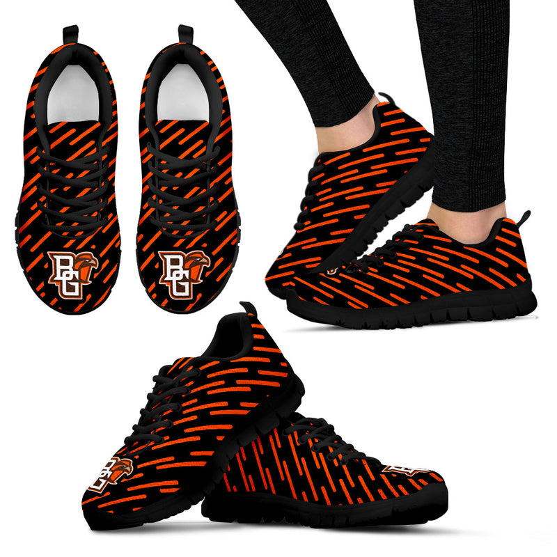 Marvelous Striped Stunning Logo Bowling Green Falcons Sneakers