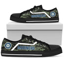 Simple Camo Seattle Mariners Low Top Shoes