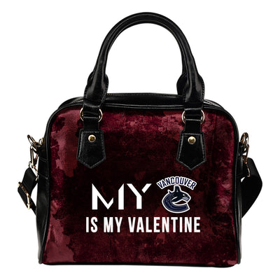 My Perfectly Valentine Fashion Vancouver Canucks Shoulder Handbags