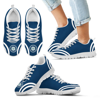 Lovely Curves Stunning Logo Icon Seattle Mariners Sneakers