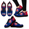 Colorful Unofficial Chicago Cubs Sneakers