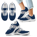Three Colors Vertical Winnipeg Jets Sneakers