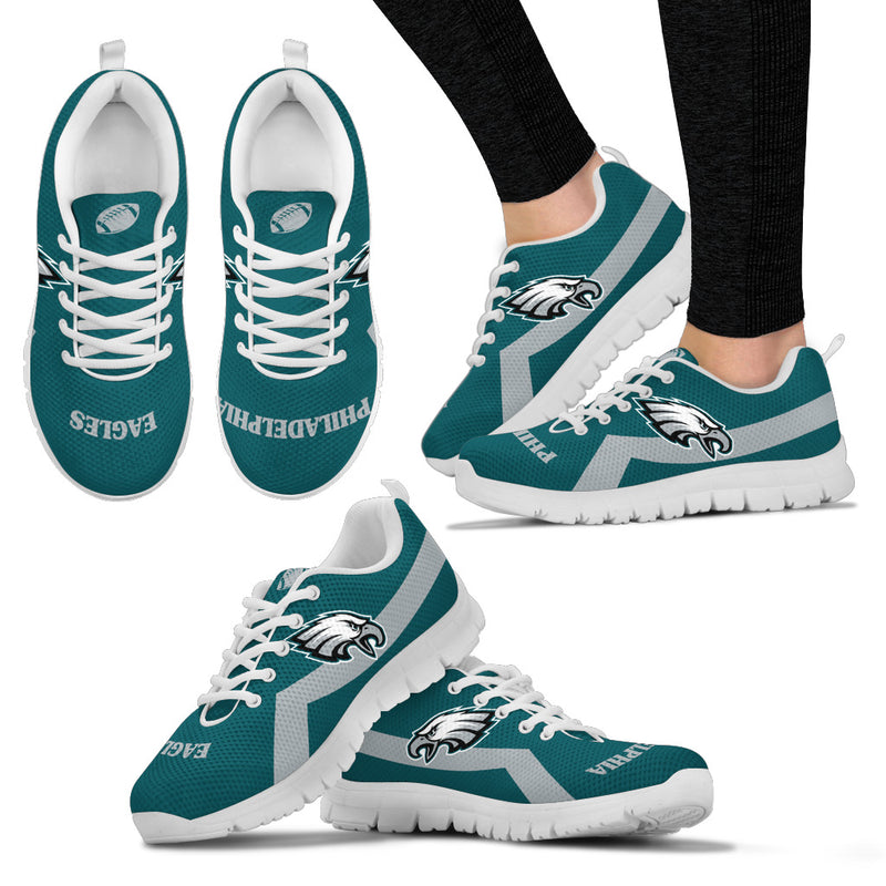 Philadelphia Eagles Line Logo Sneakers