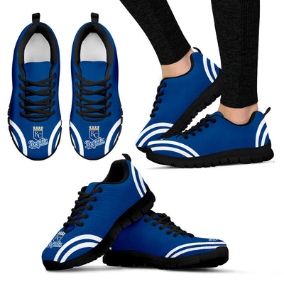 Lovely Curves Stunning Logo Icon Kansas City Royals Sneakers