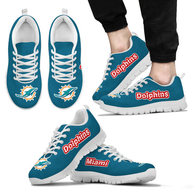 Magnificent Miami Dolphins Amazing Logo Sneakers