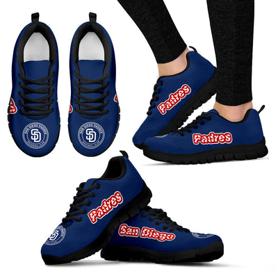Magnificent San Diego Padres Amazing Logo Sneakers