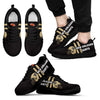 Vertical Two Line Mixed Helmet New Orleans Saints Sneakers