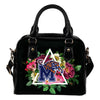 Floral Rose Valentine Logo Memphis Tigers Shoulder Handbags